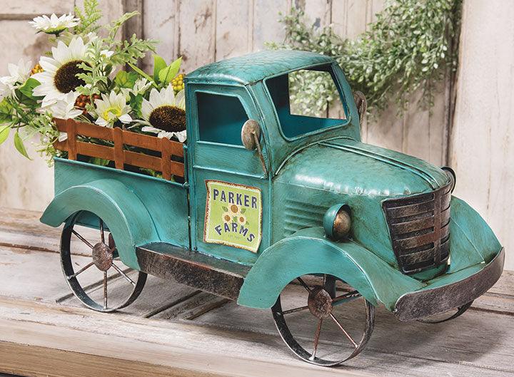 Blue metal truck outlet