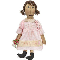 Thumbnail for Faith Awareness Doll Stuffed primitive doll - The Fox Decor
