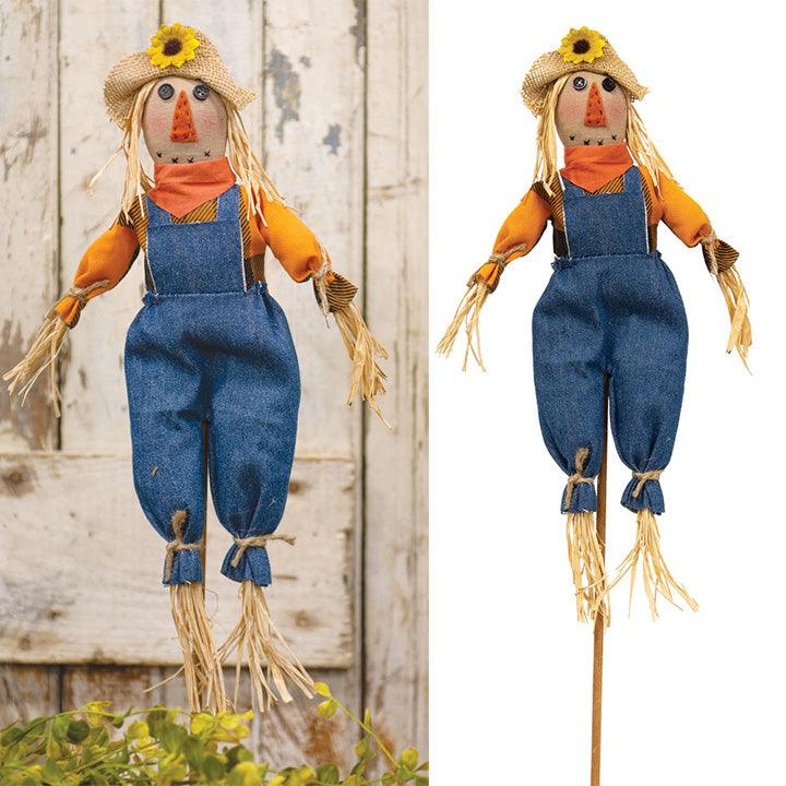 Scarecrow Wand - Soft, Stuffed Scarecrow Doll - The Fox Decor