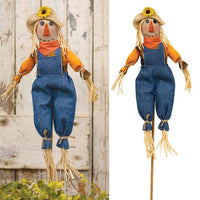 Scarecrow Wand - Soft, Stuffed Scarecrow Doll - The Fox Decor