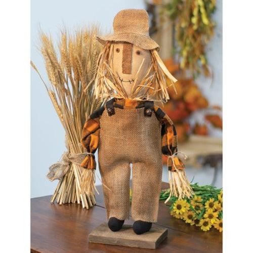 Oscar Scarecrow Doll on Base - The Fox Decor