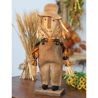 Oscar Scarecrow Doll on Base - The Fox Decor