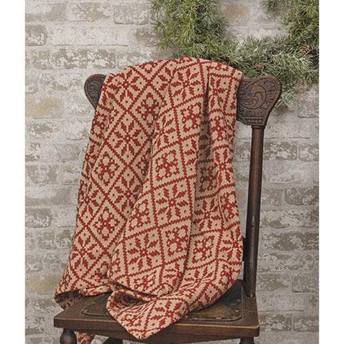 Christmas Rose Throw - The Fox Decor