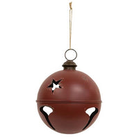 Distressed Burgundy Jingle Bell, 10