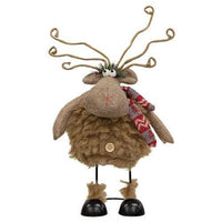 Large Fuzzy Wobble Moose - The Fox Decor