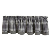 Gray Area Valance - Lined Layered Park Designs - The Fox Decor