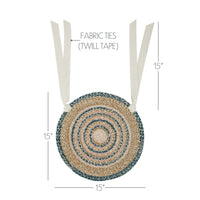 Kaila Jute Braided Chair Pad 15