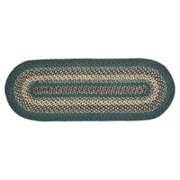 Pine Grove Jute Oval Braided Table Runner 13
