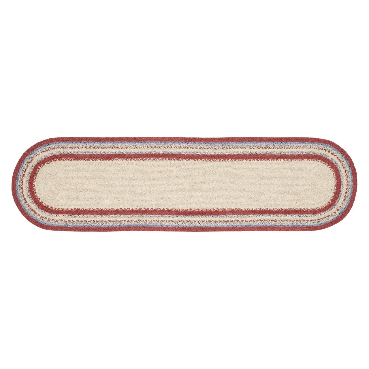 Celebration Jute Oval Runner Braided 13x48 VHC Brands - The Fox Decor