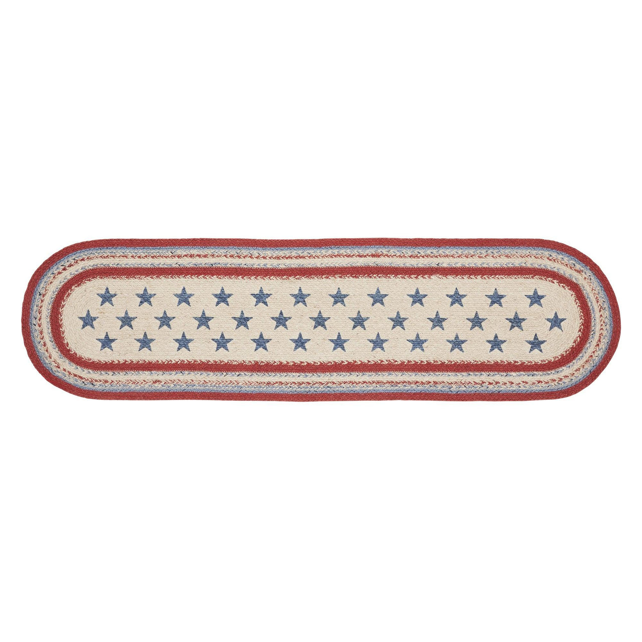 Celebration Jute Oval Runner Braided 13x48 VHC Brands - The Fox Decor