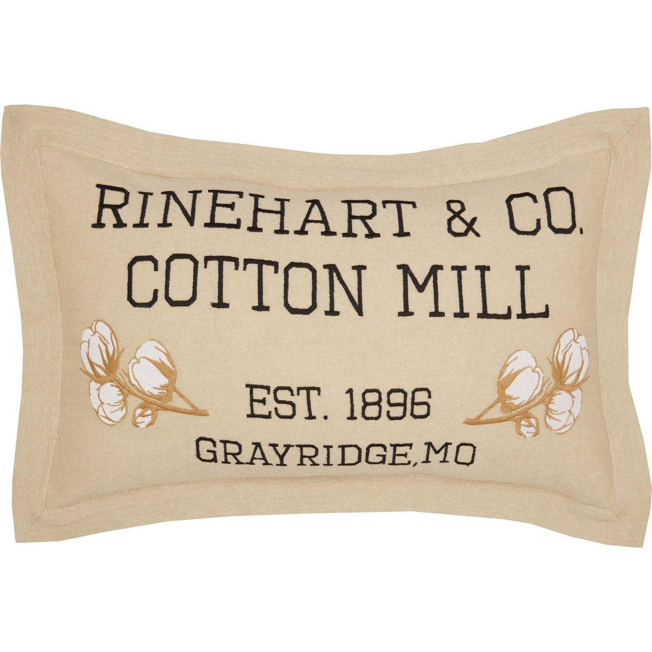 Ashmont Cotton Mill Co. Pillow 14x22 VHC Brands - The Fox Decor