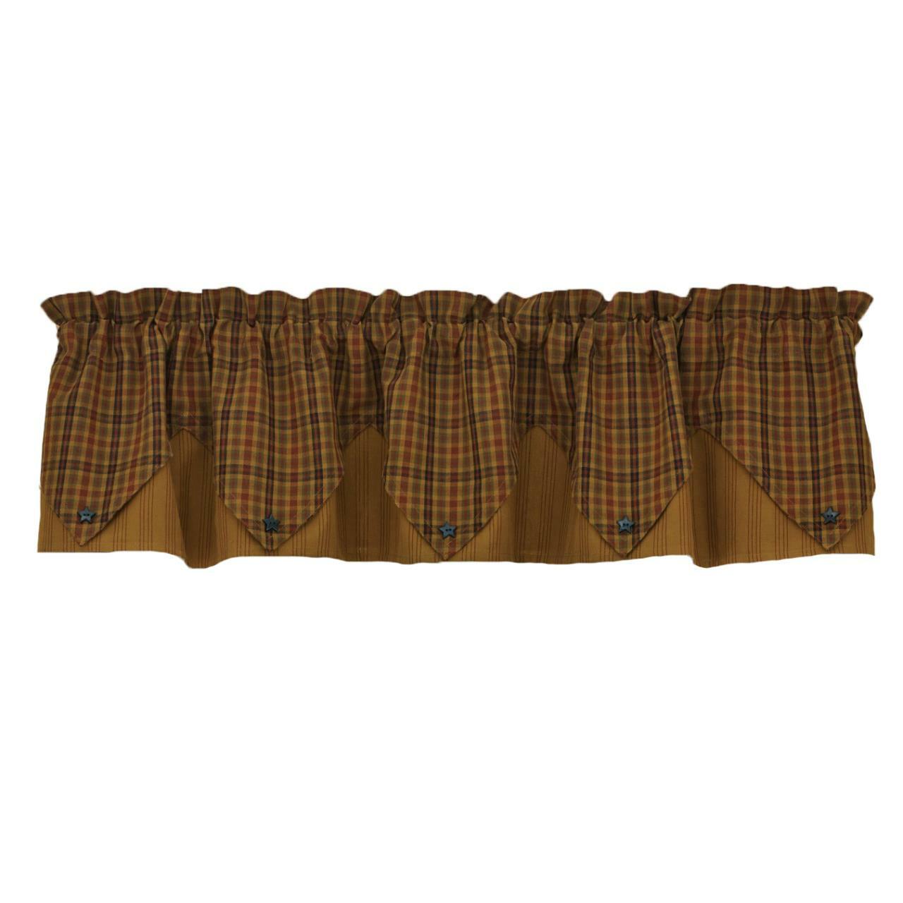 Primitive Spice Valance - Point Park Designs - The Fox Decor