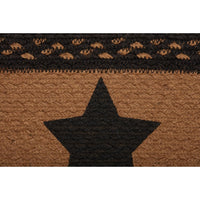 Farmhouse Jute Stair Tread Stencil Stars Oval Latex 8.5x27 VHC Brands - The Fox Decor