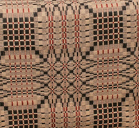 Trenton Jacquard Nutmeg Black Red Table Runner TR243025 - The Fox Decor