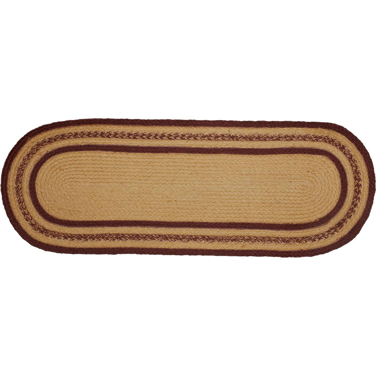 Potomac Jute Runner Stencil Stars 13x36 VHC Brands - The Fox Decor