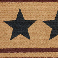 Potomac Jute Runner Stencil Stars 13x36 VHC Brands - The Fox Decor