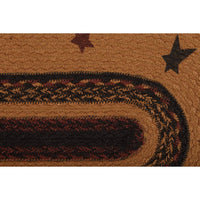 Heritage Farms Star Jute Braided Table Runner - The Fox Decor