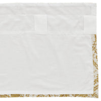 Dorset Gold Floral Valance Curtain 16x72 VHC Brands - The Fox Decor