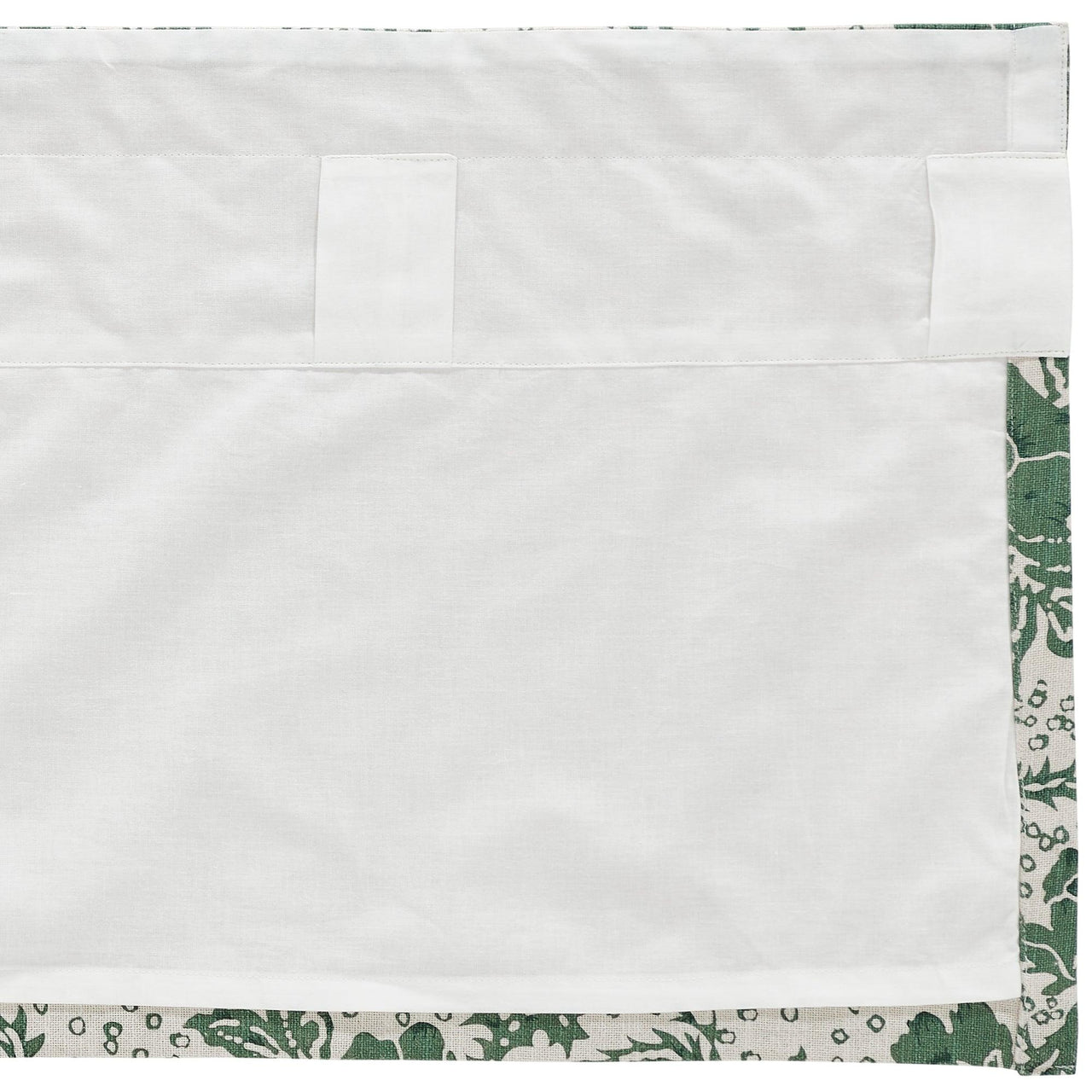 Dorset Green Floral Valance Curtain 16x72 VHC Brands - The Fox Decor
