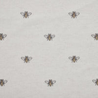 Embroidered Bee Tier Curtain Set of 2 L24xW36 VHC Brands - The Fox Decor