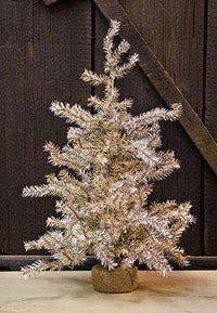 Antique Silver Pine Tree -24