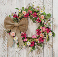 Aster Daisy Wreath - 18