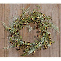Bird's Eye Daisy Garden Wreath - The Fox Decor