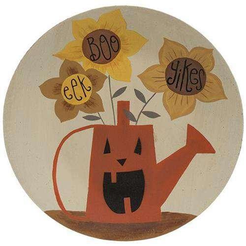 Boo, Eek, Yikes Pumpkin Plate - The Fox Decor