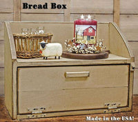 Bread Box w/Shelf - The Fox Decor