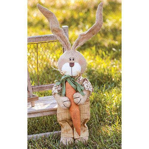 Burlap Overall Bunny - The Fox Decor