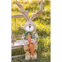 Burlap Overall Bunny - The Fox Decor