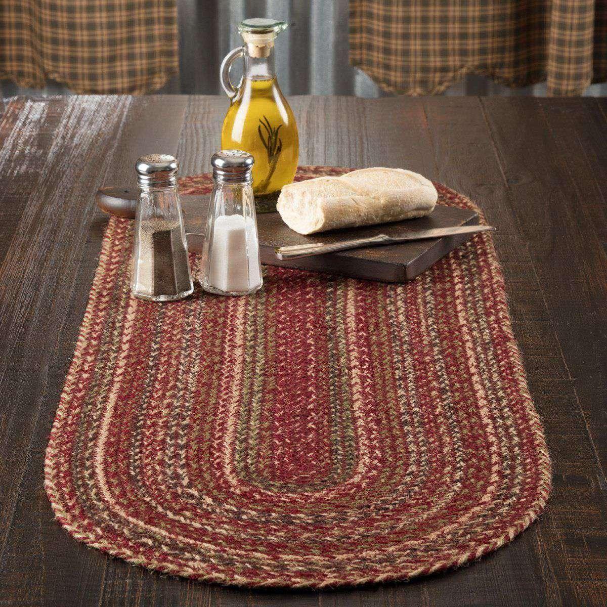 Cider Mill Jute Braided Table Runner - The Fox Decor