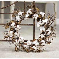 Cotton & Twig Wreath - The Fox Decor