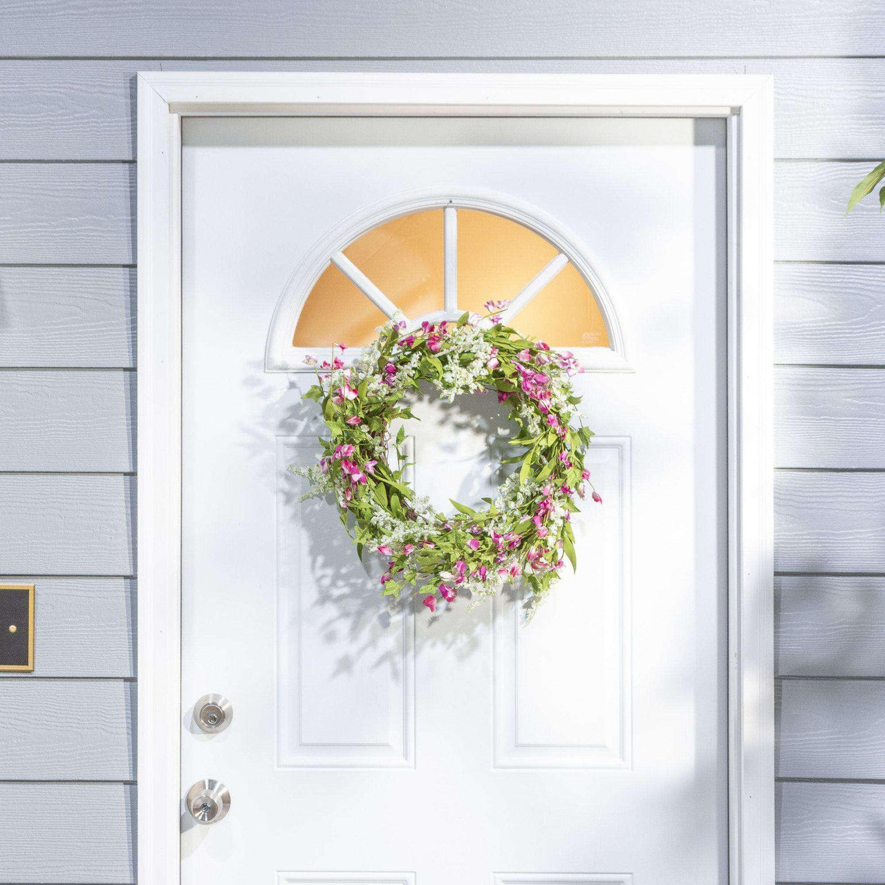 Dusty Miller Flower Wreath - The Fox Decor