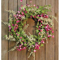 Dusty Miller Flower Wreath - The Fox Decor