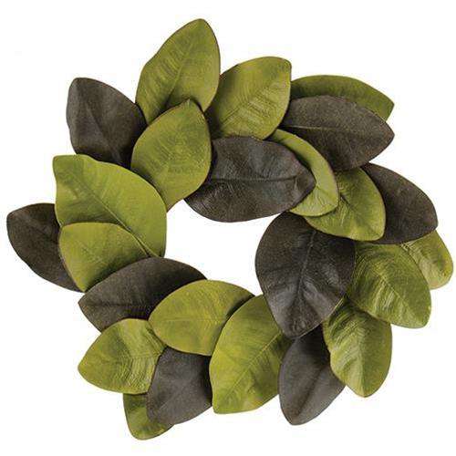 Elegant Magnolia Leaves Wreath, 12" - The Fox Decor