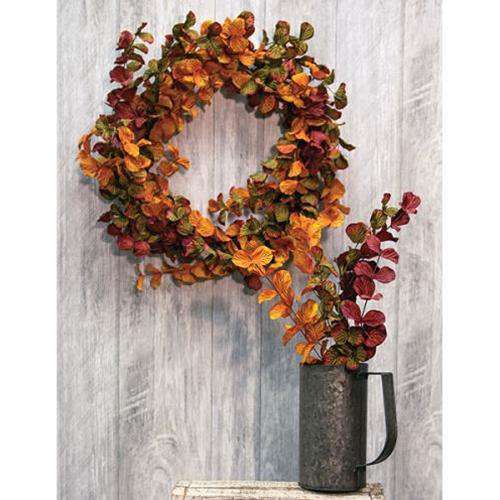 Fall Eucalyptus Wreath, 22" - The Fox Decor