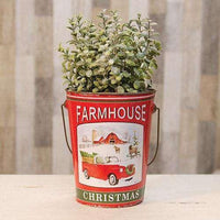 Farmhouse Christmas Bucket - The Fox Decor