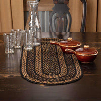 Farmhouse Jute Braided Table Runner - The Fox Decor