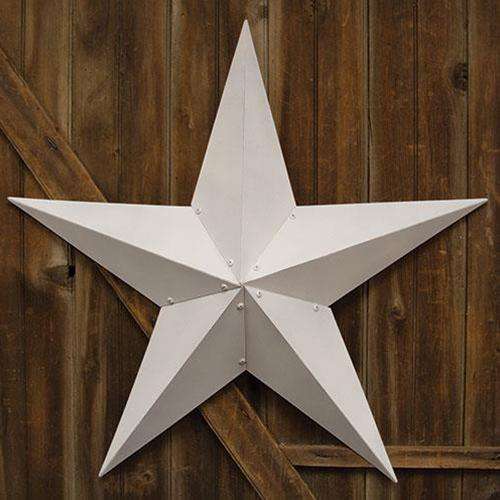 Farmhouse White Barn Star, 48" - The Fox Decor