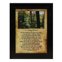 Framed In Loving Memory Print - The Fox Decor