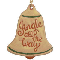Jingle All The Way Ceramic Bell Ornament - The Fox Decor
