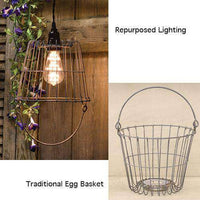 Thumbnail for Galvanized Egg Basket, 7.5