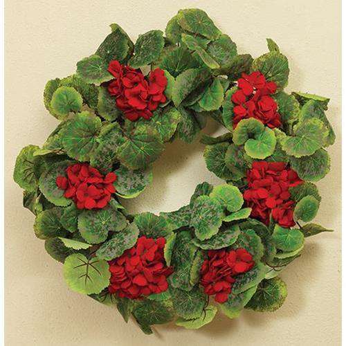 Geranium Twig Wreath, 24" - The Fox Decor