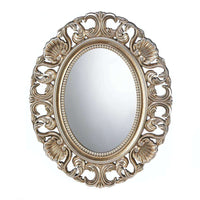 Thumbnail for Gilded Oval Wall Mirror Accent Plus 