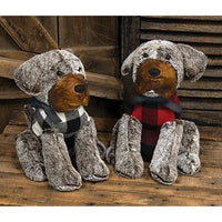 2/Set Plaid Dog Door Stopper - The Fox Decor