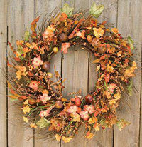 Harvest Garden Twig Wreath, 18