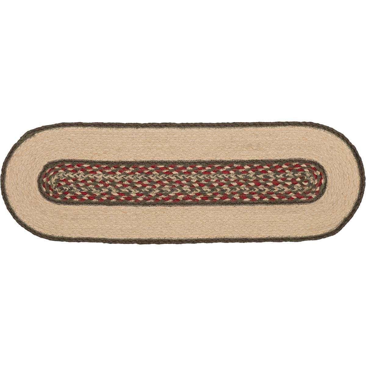 Holly Berry Jute Braided Table Runner - The Fox Decor