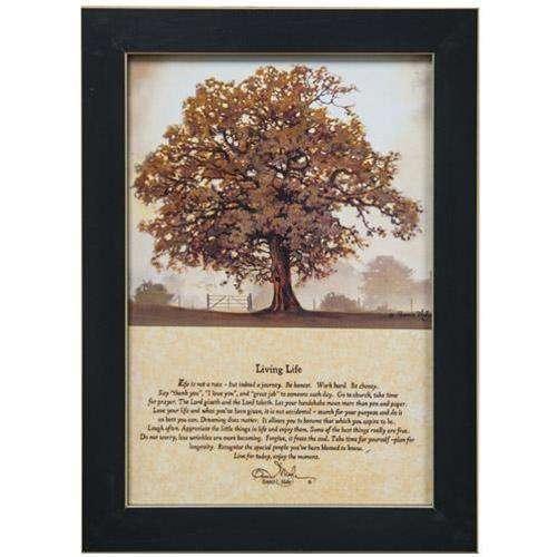 Living Life Framed Print - The Fox Decor