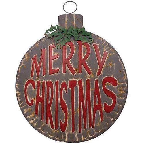 Merry Christmas Bulb Wall Hanger - The Fox Decor